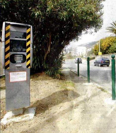 Photo du radar automatique de Ajaccio (D111)